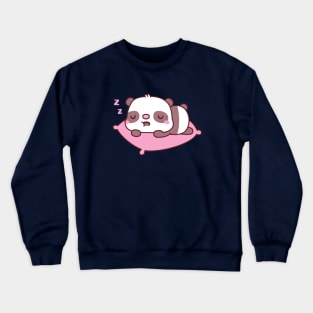 Cute Little Sleeping Panda Bear Crewneck Sweatshirt